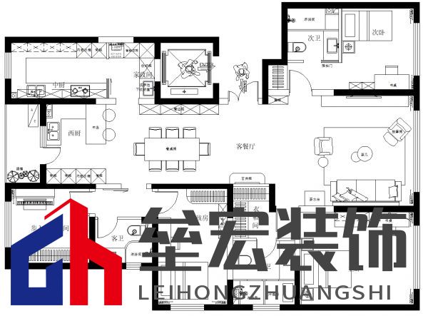 陶然湖景-現(xiàn)代簡約-125㎡