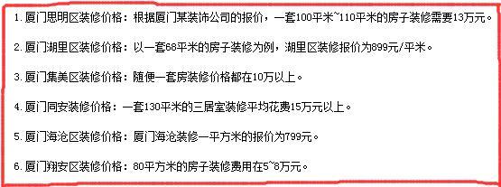 廈門裝修效果圖_廈門意式裝修價格一覽表_廈門裝修報價表